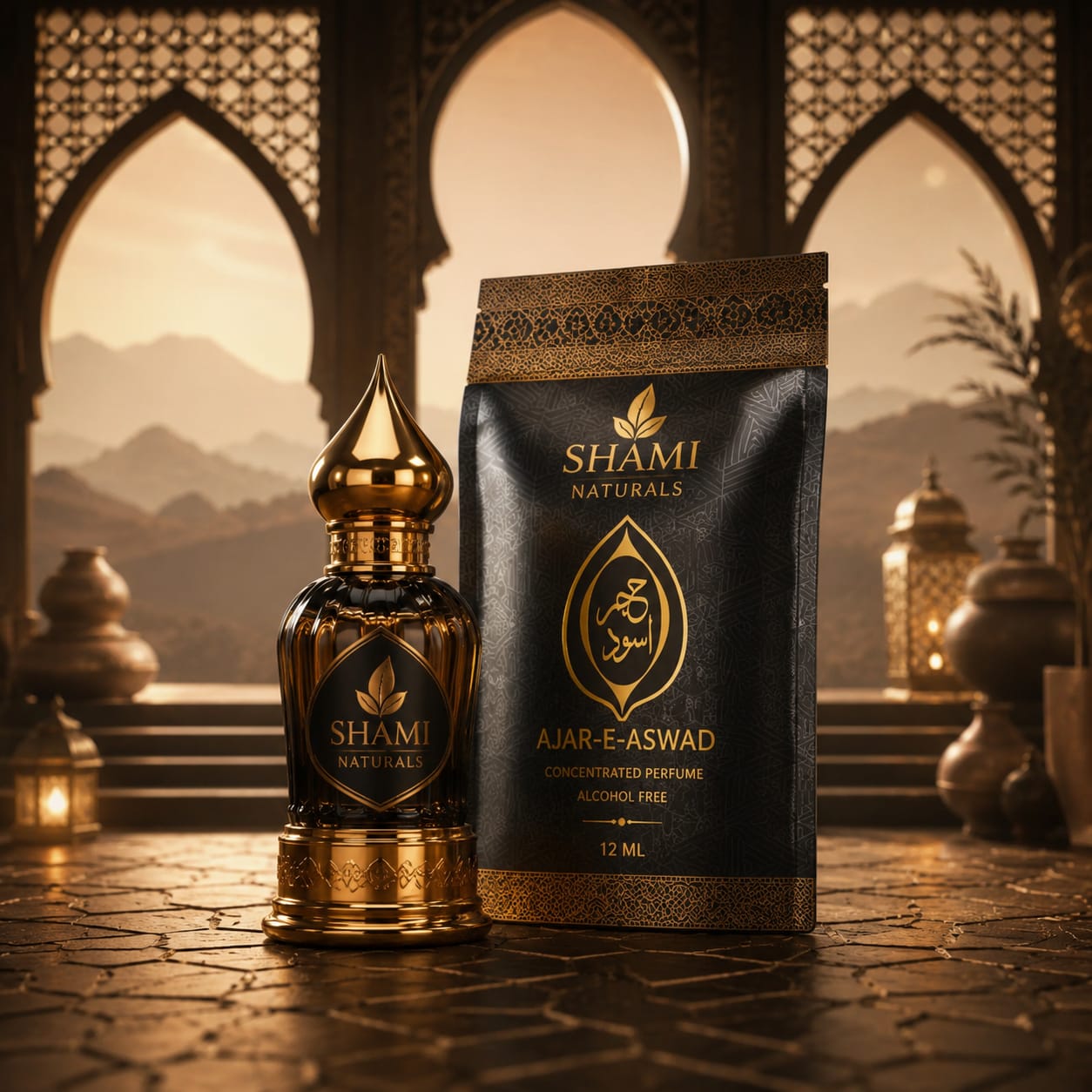 Shami Hjir E Aswad | Arabic Premium Attars | Concentrated Oil